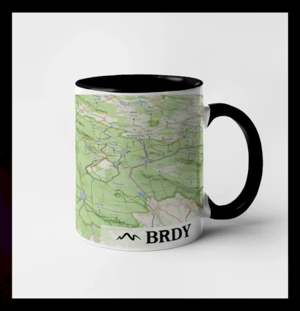 Hrnek - Brdy mapa