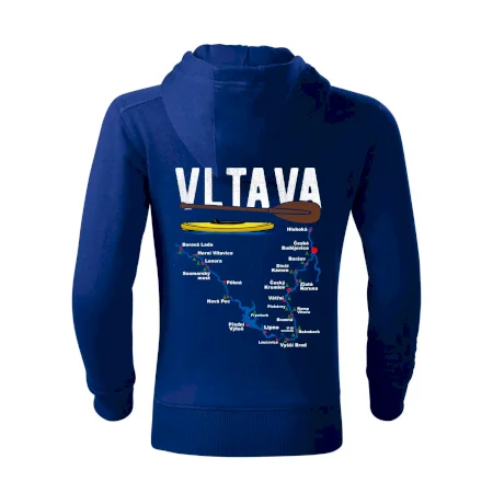 Mapa řeky Vltavy