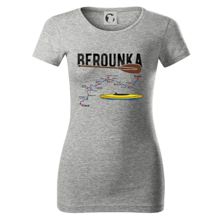 Mapa řeky Berounky