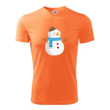 Sněhulák se šálou