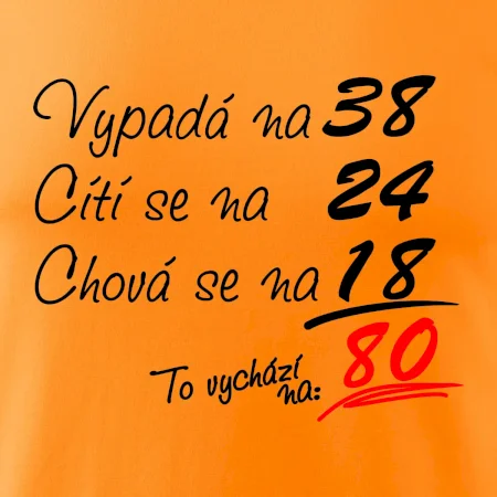 Vypadá, cítí se, chová se - 80 let