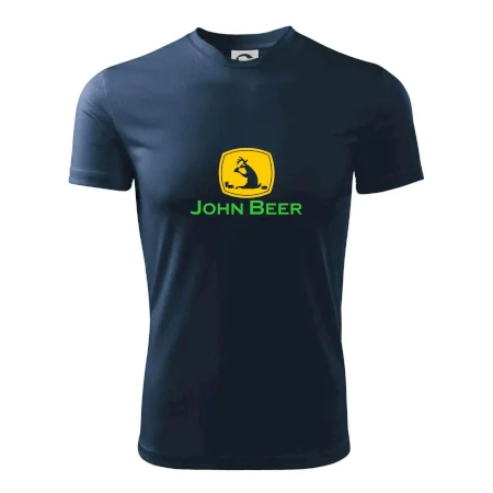 John Beer jelen s pivem