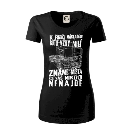 K řidiči náklaďáku buďte vždy milý