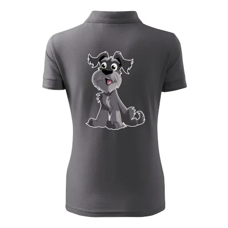 Knírač kreslený sedící