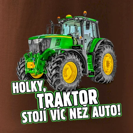Holky, traktor stojí víc než auto