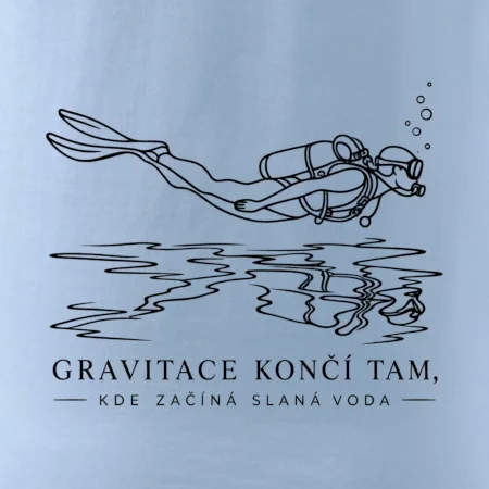Gravitace končí ve slané vodě