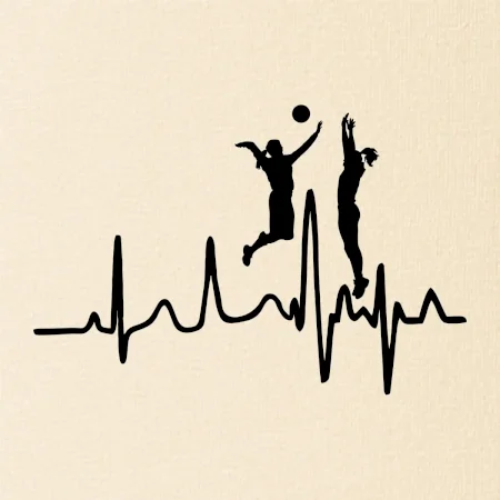 EKG volejbalistky