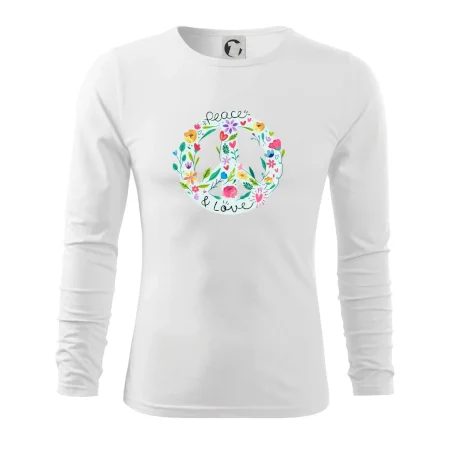Peace and love symbol
