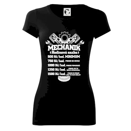 Mechanik - hodinová sazba