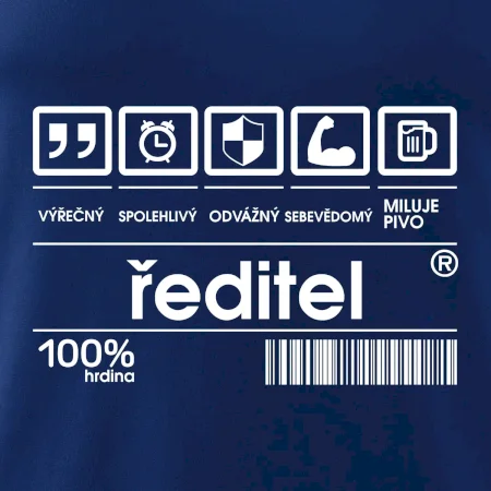 Čárový kód - Ředitel