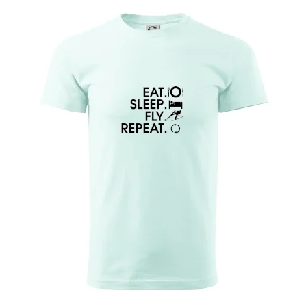 Eat sleep fly repeat - skoky na lyžích