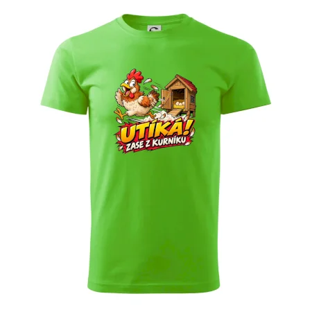 Útěk slepice z kurníku