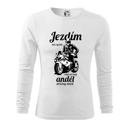 Silniční motorka - jezdím tak rychle, aby mi můj anděl strážný stačil