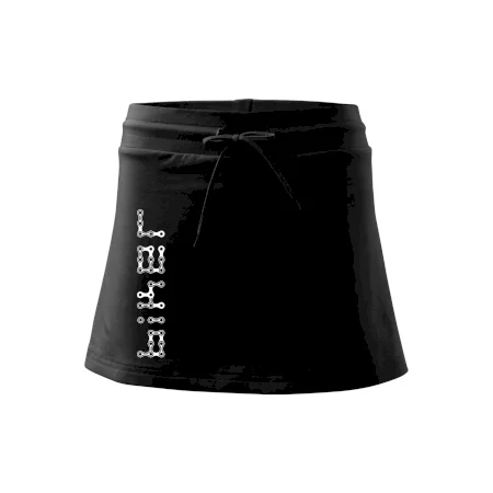 Biker nápis na výšku řetěz