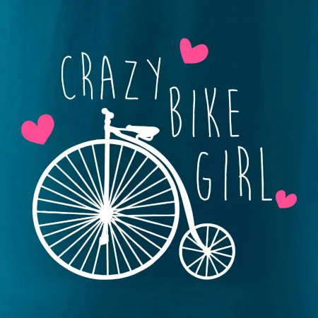 Crazy bike girl