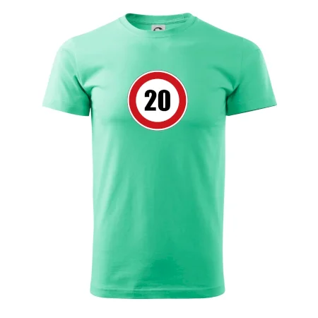 Dopravní značka - omezení rychlosti 20