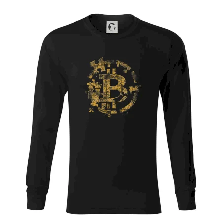 Logo bitcoin puzzle