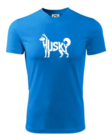 Husky nápis v těle