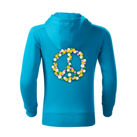 Peace symbol kopretiny
