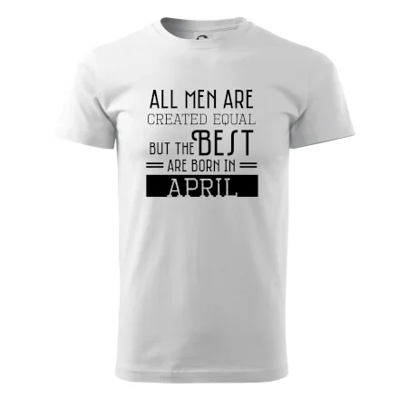All men are created equal april