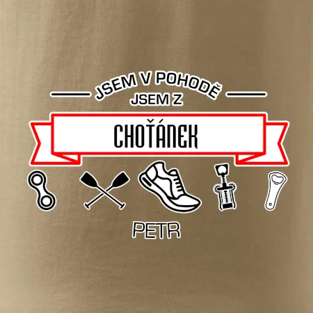 Jsem v pohodě jsem z ... (vlastní název a jméno)