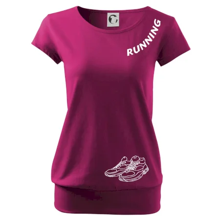 Running nápis šikmo