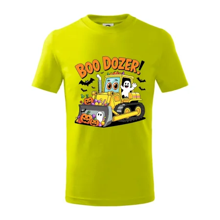 Halloweenský boo dozer