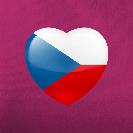 České srdce - vlajka