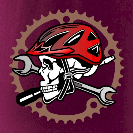 Lebka biker opravář