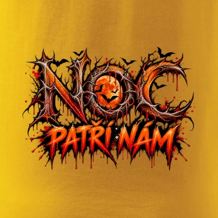 Noc patří nám gotické trnité písmo