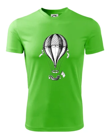 Horkovzdušný balón  kreslený