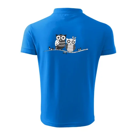 Dvě sovy abstraktní