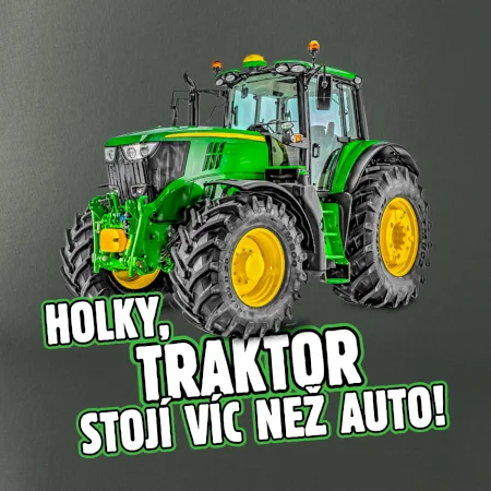 Holky, traktor stojí víc než auto