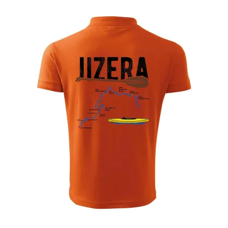 Mapa řeky Jizery