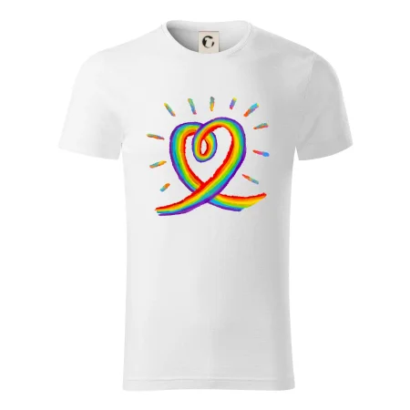 Srdce pride duha kreslená