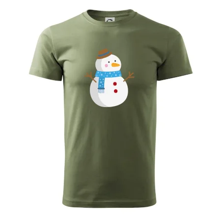 Sněhulák se šálou