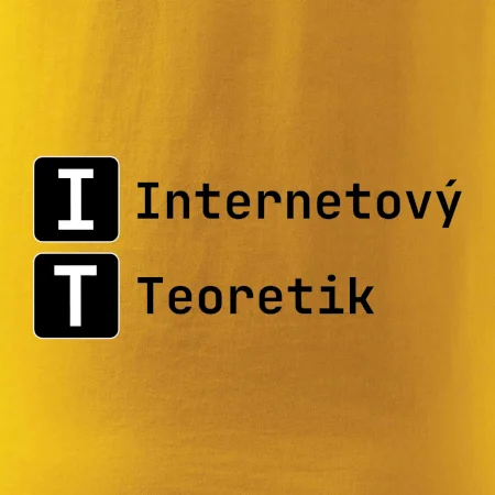 IT Nápis Internetový Teoretik