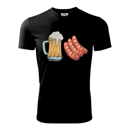 Pivo a klobása
