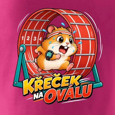 Běžecký křeček na oválu