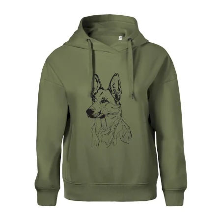 Německý ovčák černá kresba