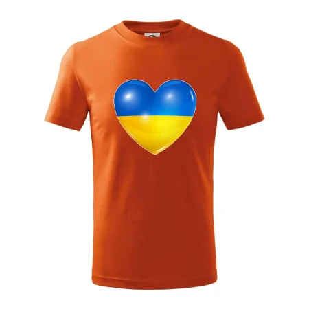 Ukrajina srdce vlajka
