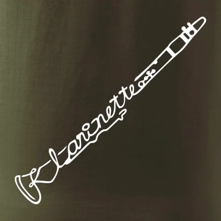 Klarinet nápis