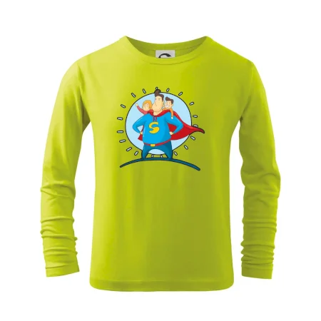 Táta superman - holka a kluk