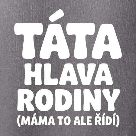 Táta - hlava rodiny  (máma to,  ale řídí)