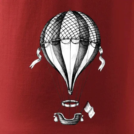 Horkovzdušný balón  kreslený