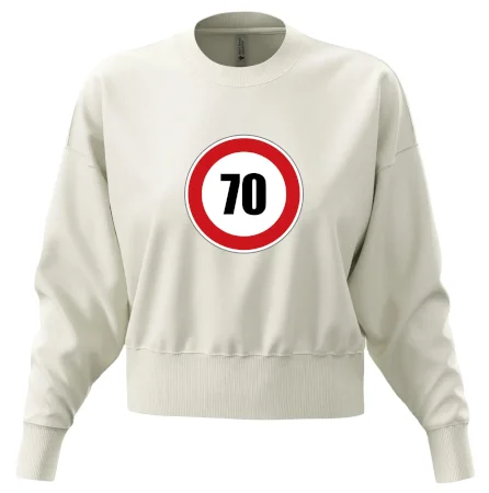 Dopravní značka - omezení rychlosti 70
