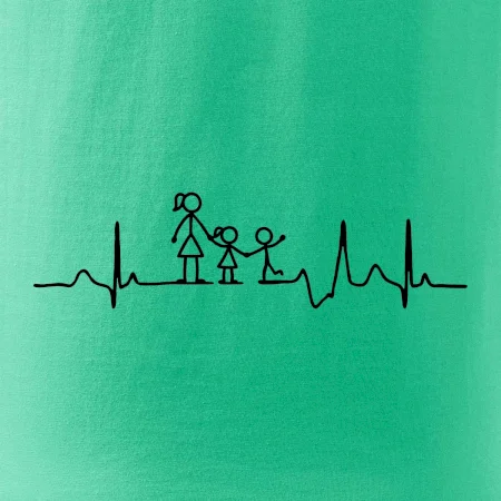 Ekg maminka a holka + kluk