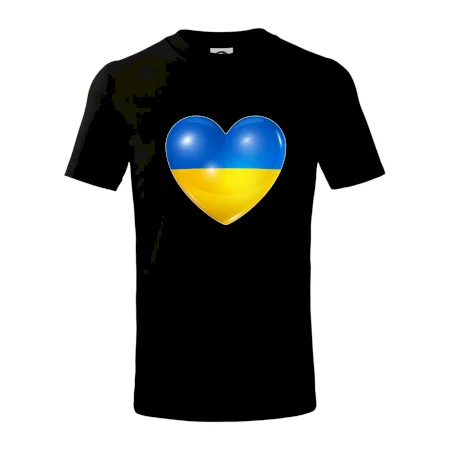 Ukrajina srdce vlajka