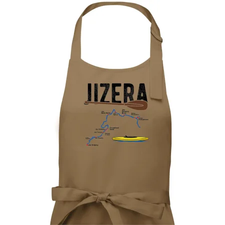 Mapa řeky Jizery
