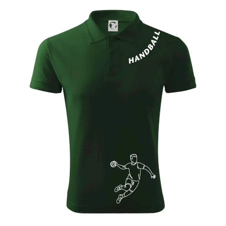 Handball nápis šikmo